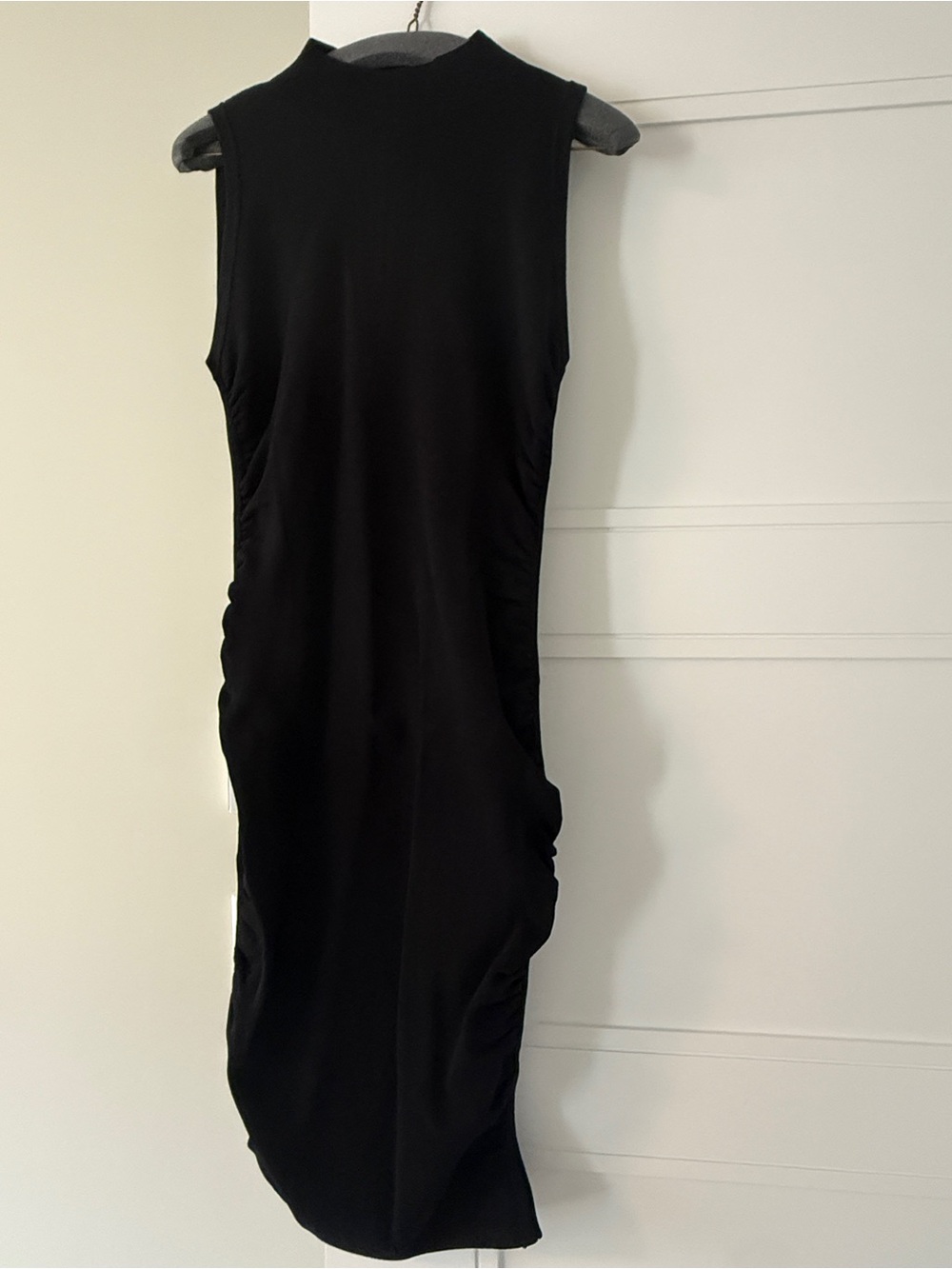 Milly Black Sleeveless Midi Dress
